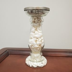 *LAST CALL Seashell Pillar Candle Holder